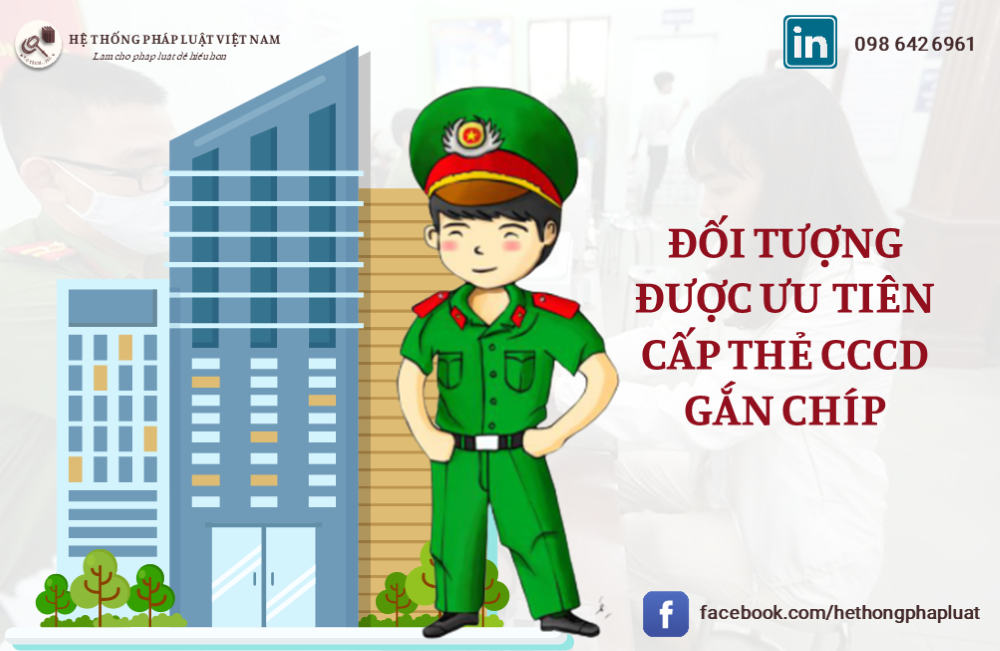 Đối tượng ưu tiên cấp căn cước công dân