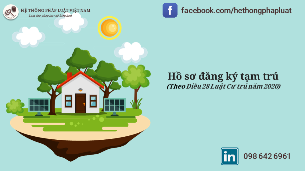 Hồ sơ đăng ký tạm trú bao gồm những gì?