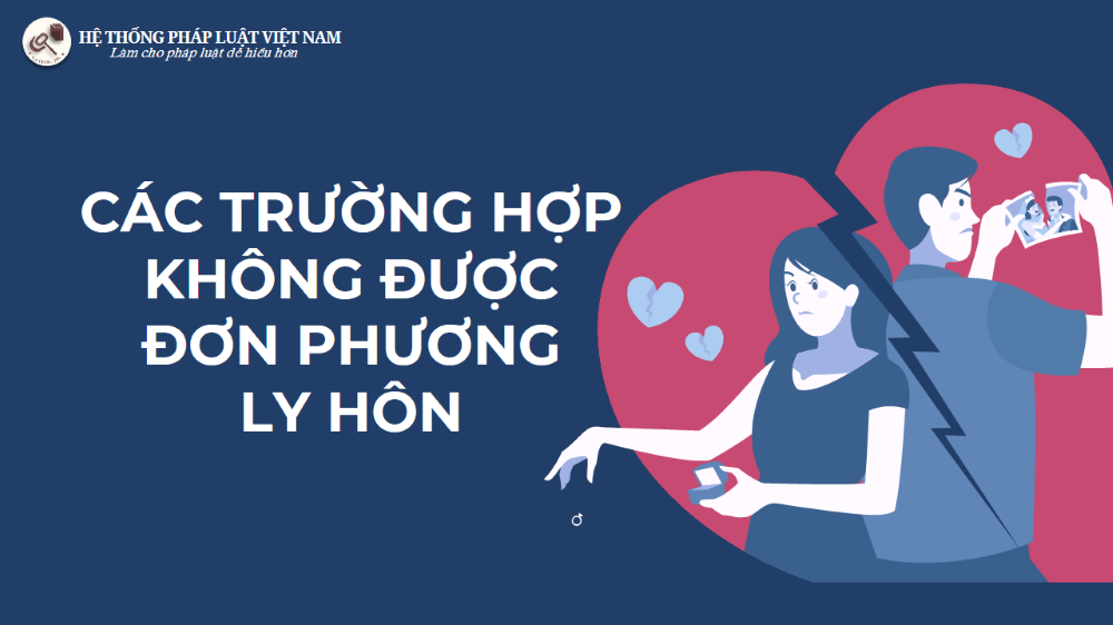Các trường hợp không được đơn phương ly hôn