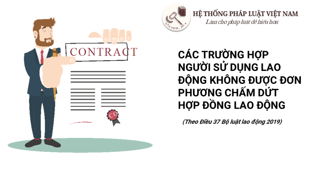 Các trường hợp người sử dụng lao động không được đơn phương chấm dứt hợp đồng lao động